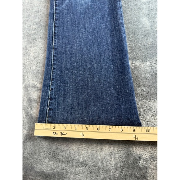 American Eagle Original Boot Women's Jeans Size 14 R High Rise Dark Wash - Picture 10 of 11